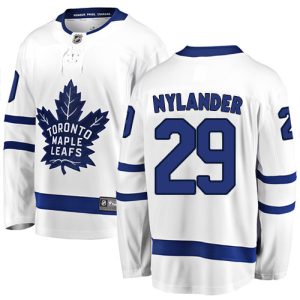 Herren Toronto Maple Leafs Eishockey Trikot William Nylander #29 Breakaway Weiß Fanatics Branded Auswärts